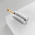 Bouton 3146 | Cannelé | Chrome