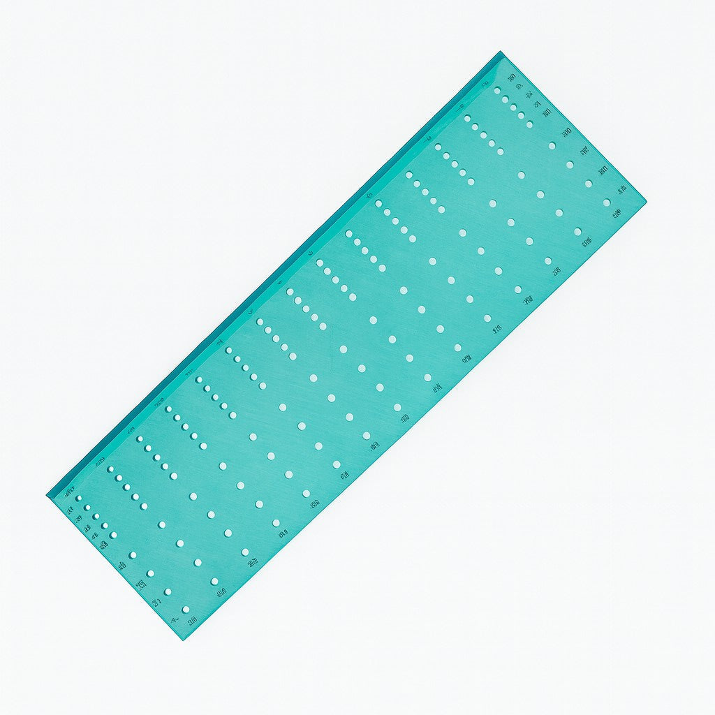 Boreskabelon til greb og knopper