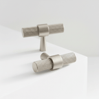 T-bar CH016 | Knurled | nickel