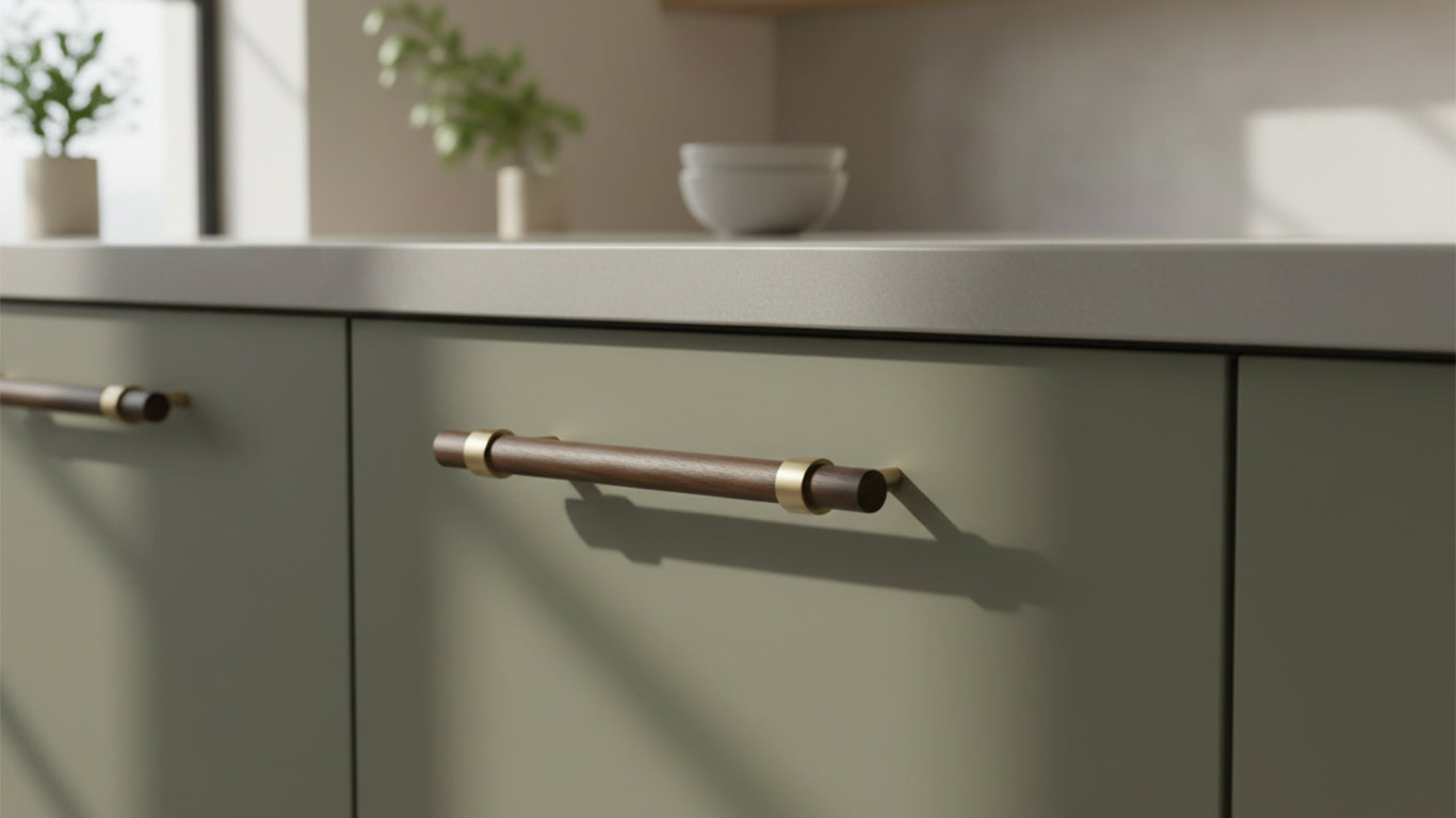 Greb CH025W | Valnød + Messing