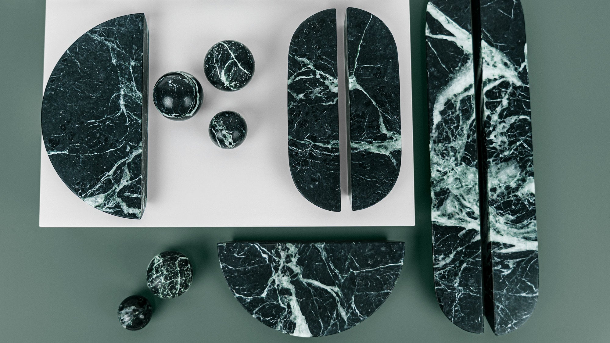 Vedin DR102 | Marmori | Green Flower (SET)