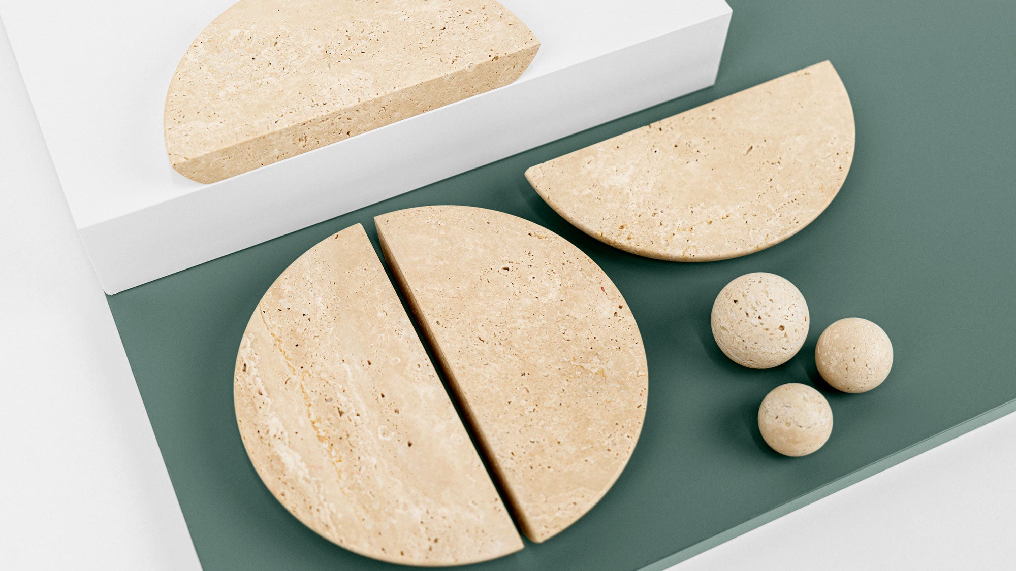 Griff DR102 | Marmor | Travertine (SET)
