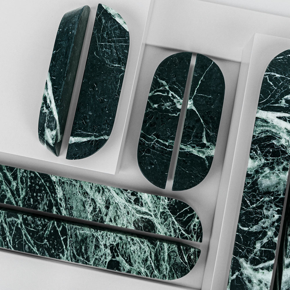 Maniglia DR103 | Marmo | Green Flower (SET)