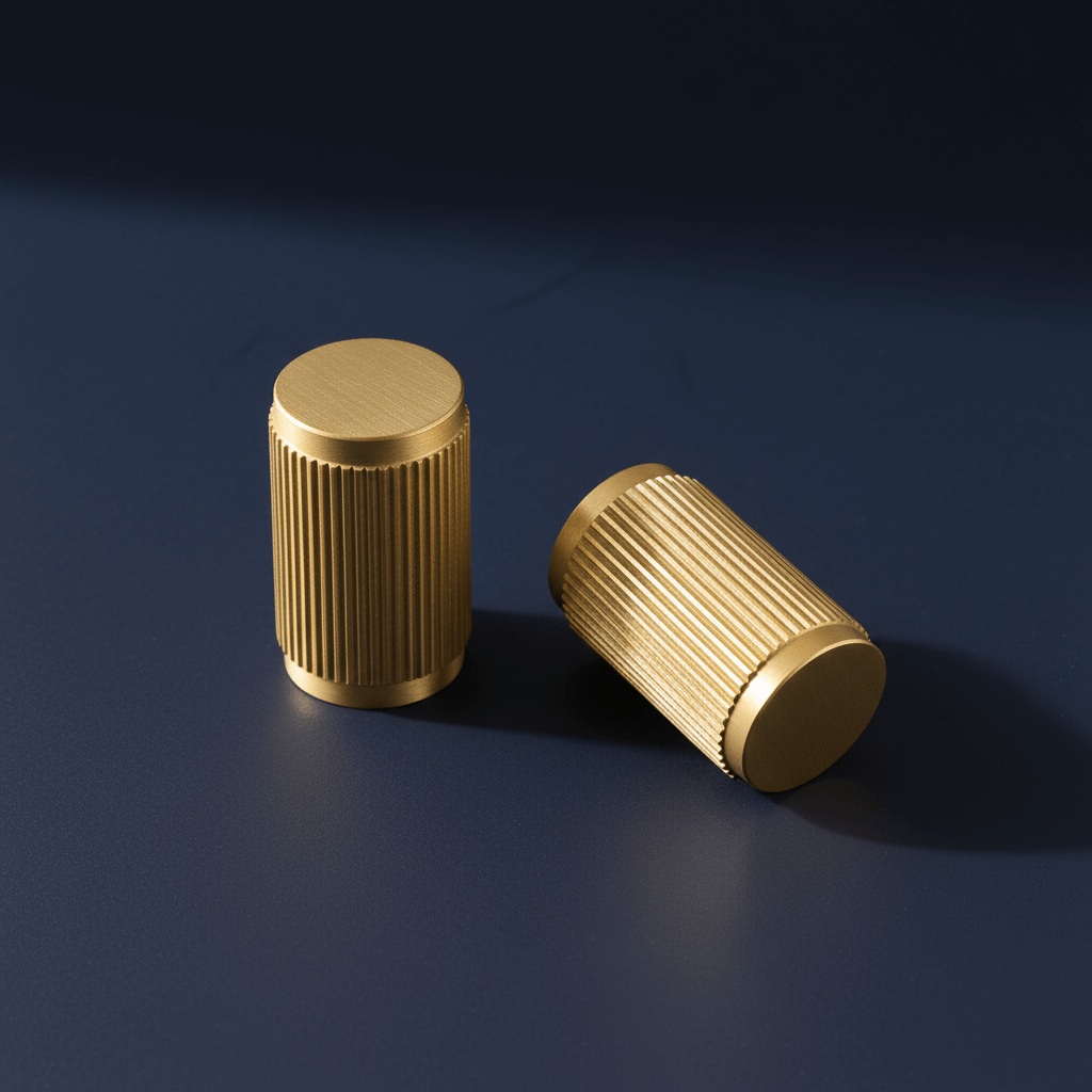 Pomolo 3100 | Zigrinato | Ottone