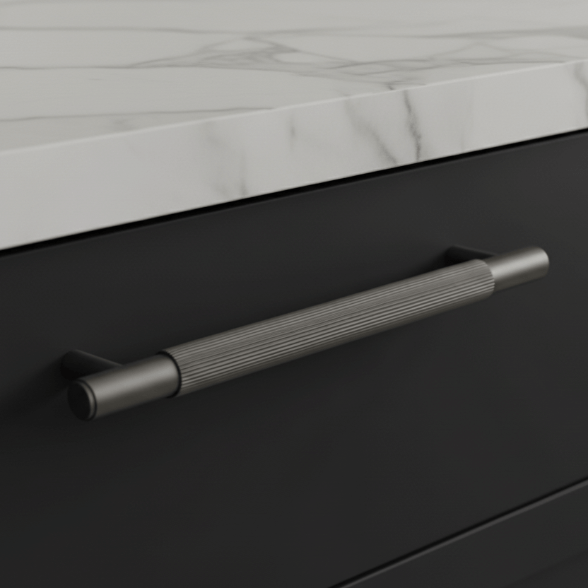 Handle 3100 | Ribbed | Anthracite grey