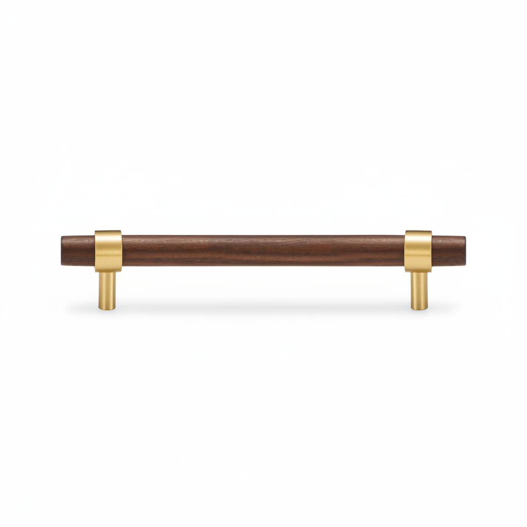 Griff CH025W | Walnuss + Messing
