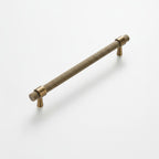 Griff CH016 | Gerändelt | Antik Messing