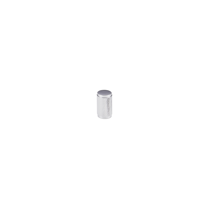 Bouton 3146 | Cannelé | Chrome