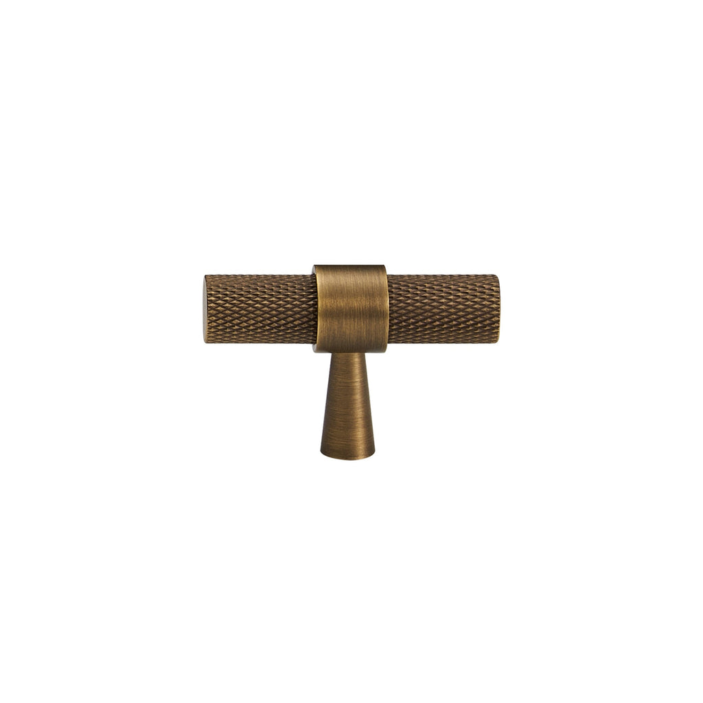 T-Bar CH016 | Gerändelt | Antik Messing