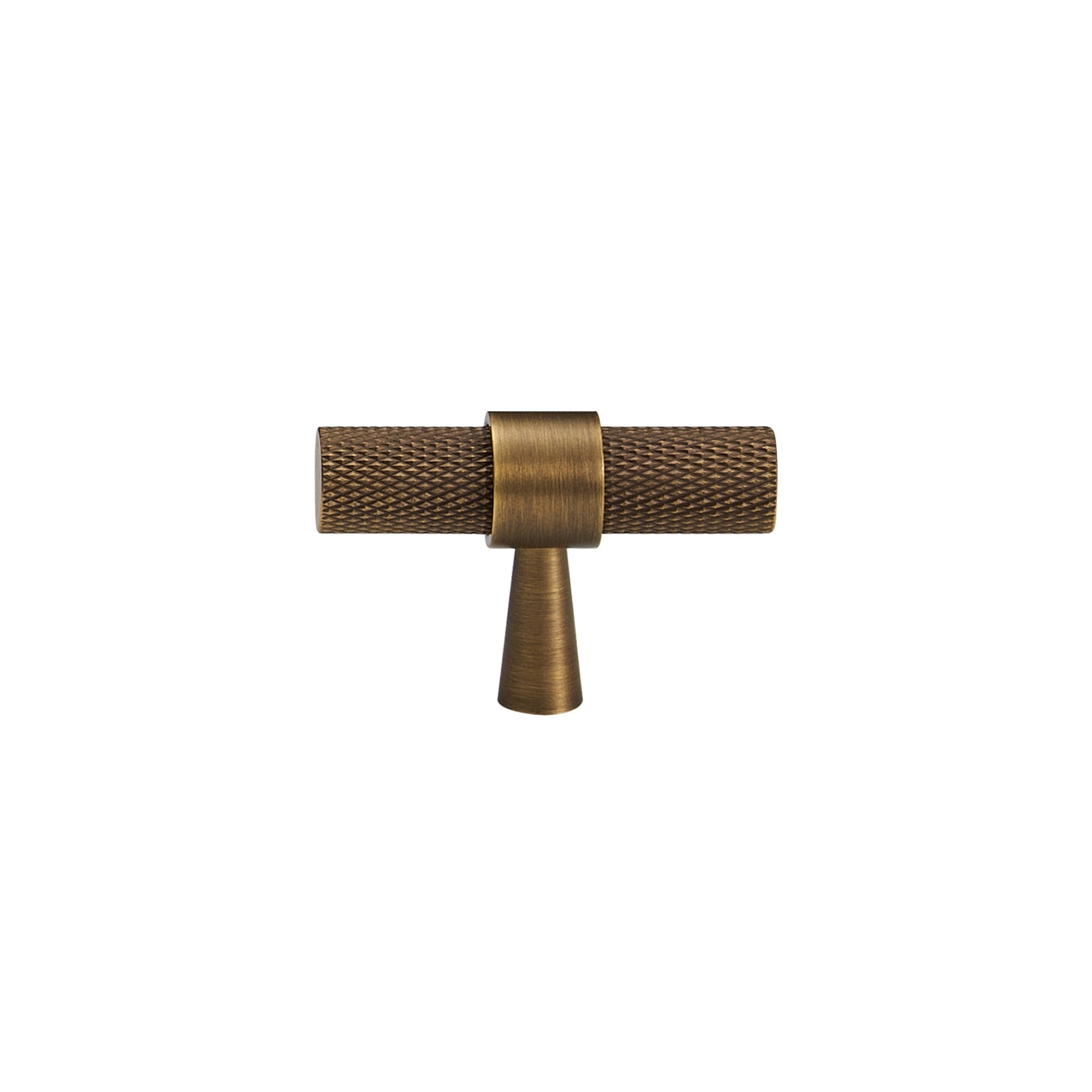 Barra a T CH016 | Zigrinata | Ottone Antico