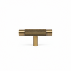 T-bar CH098 | Knurled | Antique Brass