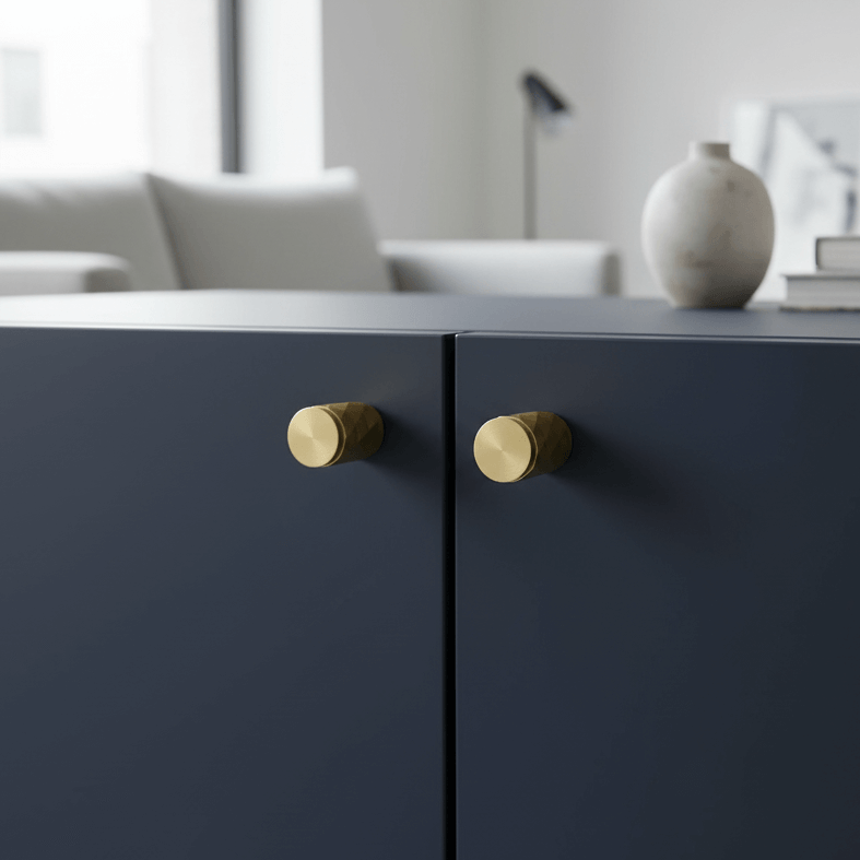 Knop 3117 | Diamant | Messing