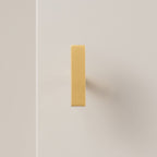 T-bar CH012 | Firkantet | Messing